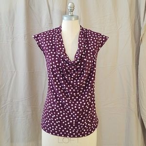 Ann Taylor Cowl-neck shell